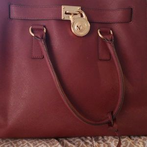 Authentic Michael Kors Burgundy Purse
